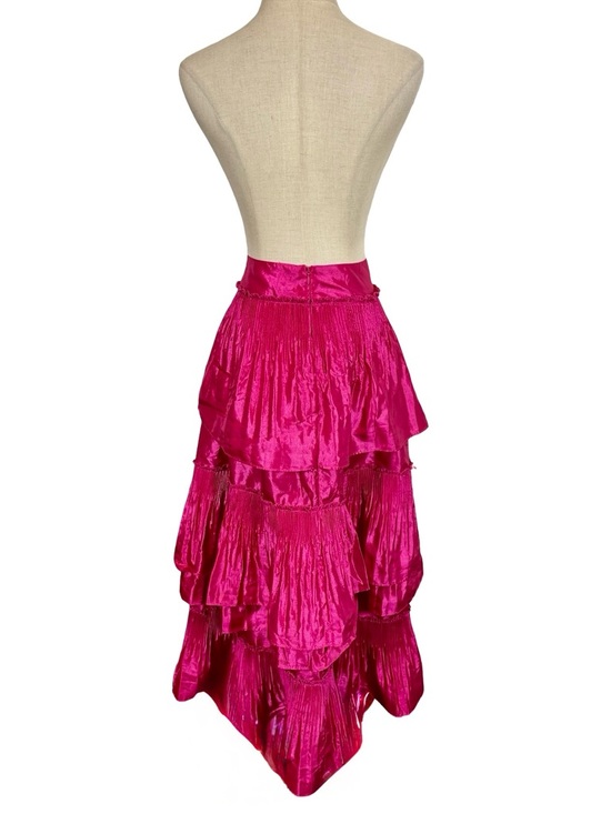 NWT Anthropologie Mare Mare Tiered Pintucked Pleated Maxi Skirt - Picture 7 of 14